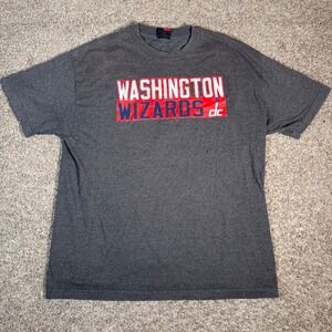 Majestic NBA‎ Washington Wizards Graphic T-Shirt Mens Size XL Y2K